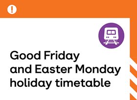Easter public holiday service changes