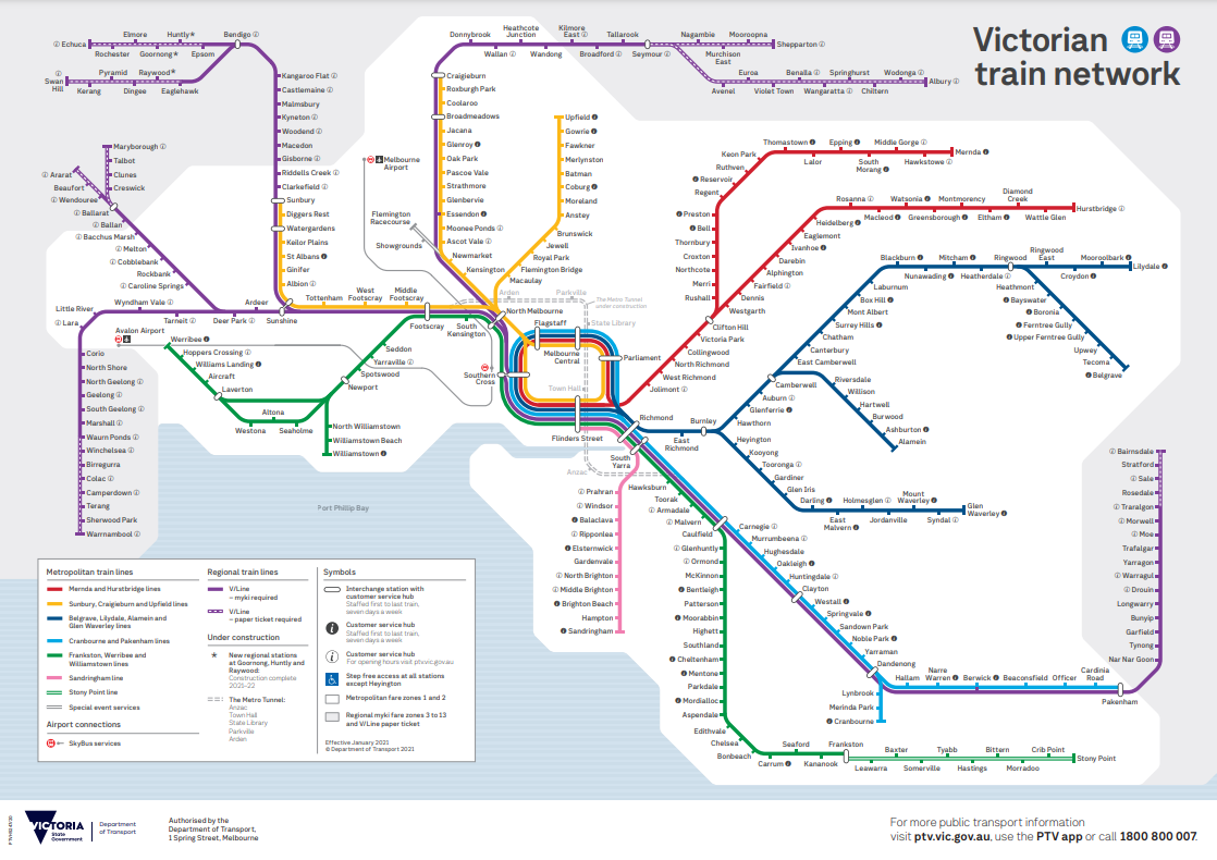 vline train plan your journey